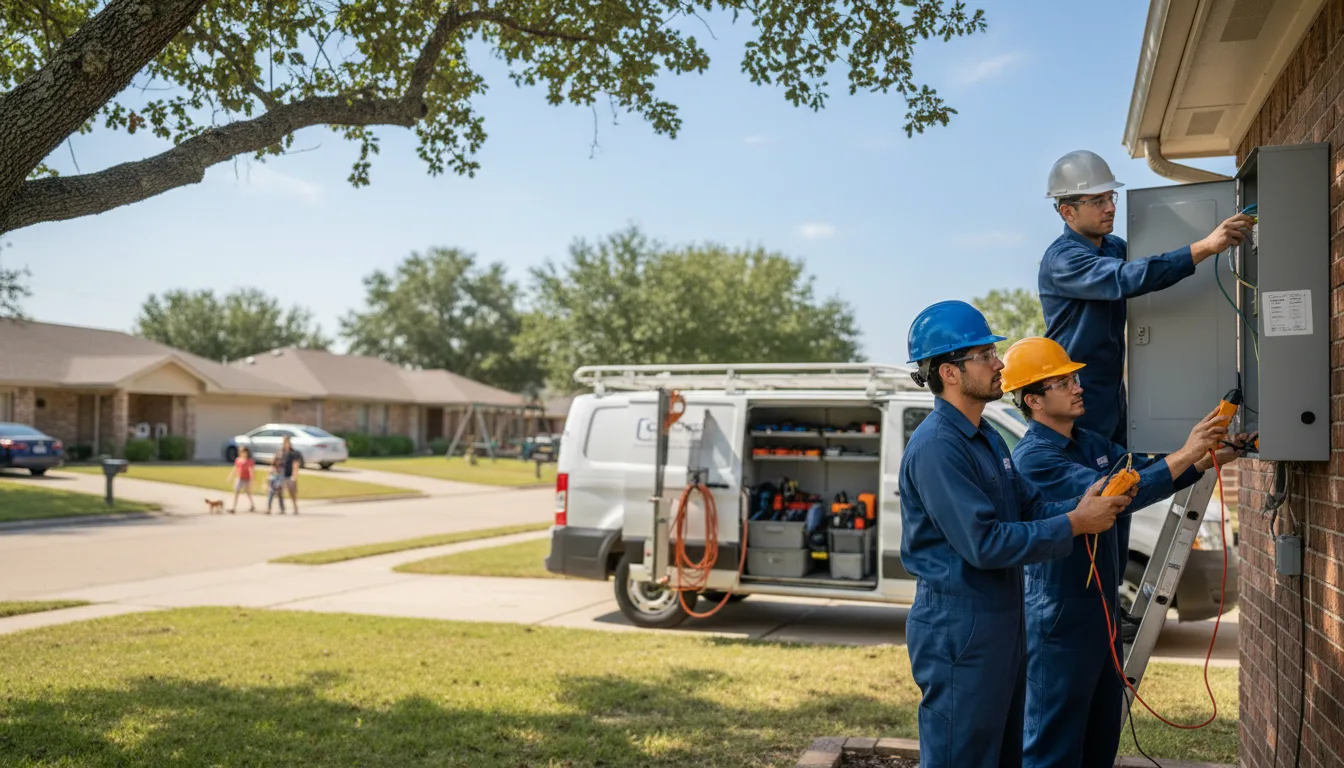 Certified electrician providing emergency electrical services in Martinsburg, MO
